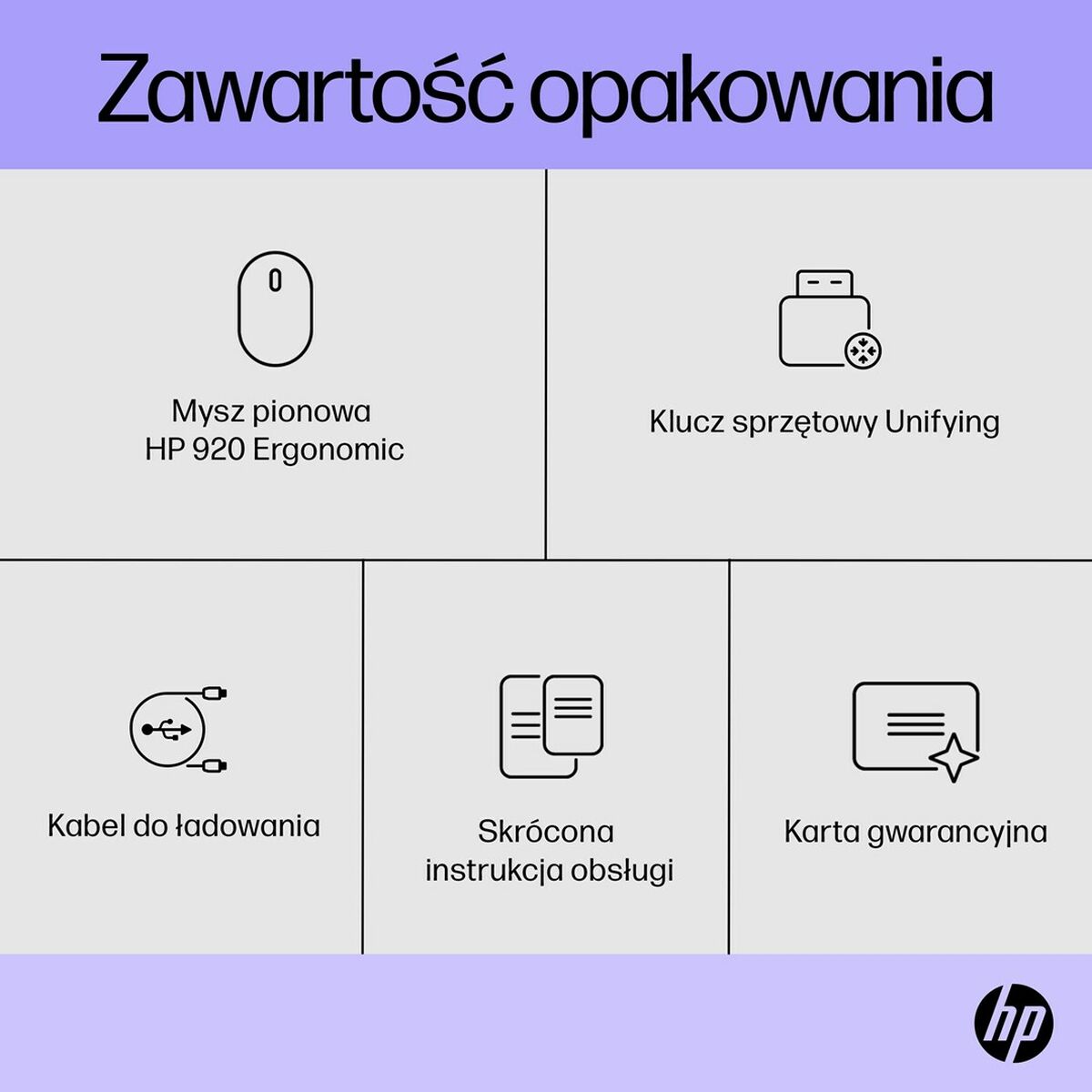 Bezdrátová myš HP 920 Černý
